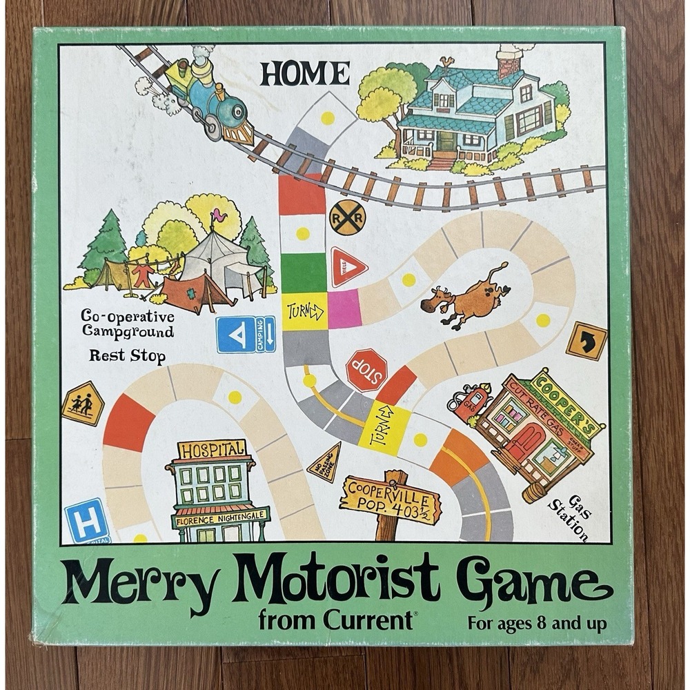 Vintage Merry Motorist Board Game‎ by Current 1981